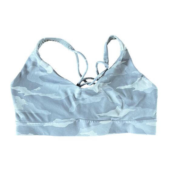 Athleta Other - ATHLETA Camo Warrior Bra Gray White Strappy | Women's Medium